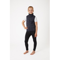 Gilet imbottito leggero senza maniche Horze Amber bambino Blu navy Gilet imbottito leggero senza maniche Horze Amber bambino Blu navy