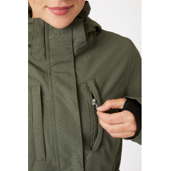 Giacca tecnica protettiva da donna Horze Jadine Scarabeo verde kaki Giacca tecnica protettiva da donna Horze Jadine Scarabeo verde kaki