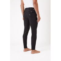 Pantaloni da equitazione uomo Horze Grand Prix con grip in silicone integrale Nero Pantaloni da equitazione uomo Horze Grand Prix con grip in silicone integrale Nero