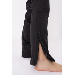 Pantaloni da equitazione imbottiti con silicone Adeline bambini Horze Nero Pantaloni da equitazione imbottiti con silicone Adeline bambini Horze Nero