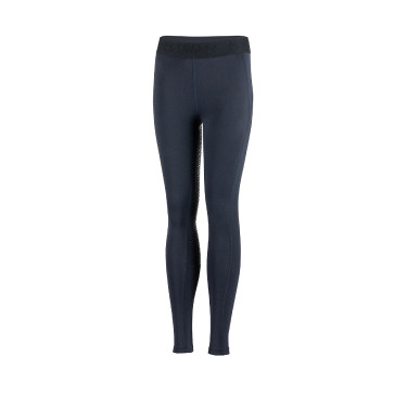 Leggings da equitazione da bambino con grip in silicone integrale Madison Horze Blu navy scuro