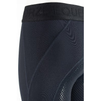 Leggings da equitazione da bambino con grip in silicone integrale Madison Horze Nero