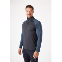 Top da allenamento B Vertigo Edmund da uomo con cerniera lampo Blu navy scuro / ombra blu