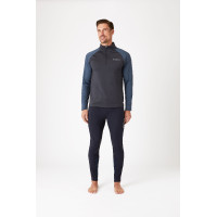 Top da allenamento B Vertigo Edmund da uomo con cerniera lampo Blu navy scuro / ombra blu