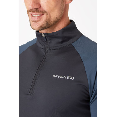 Top da allenamento B Vertigo Edmund da uomo con cerniera lampo Top da allenamento B Vertigo Edmund da uomo con cerniera lampo