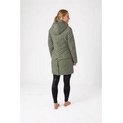Piumino Aurora Horze da donna con gonna amovibile Coleottero verde Piumino Aurora Horze da donna con gonna amovibile Coleottero verde