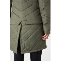 Piumino Aurora Horze da donna con gonna amovibile Coleottero verde Piumino Aurora Horze da donna con gonna amovibile Coleottero verde
