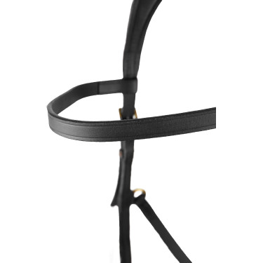Briglia combinata Orlando Horze bitless in cuoio Nero Briglia combinata Orlando Horze bitless in cuoio Nero