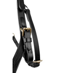 Briglia combinata Orlando Horze bitless in cuoio Nero Briglia combinata Orlando Horze bitless in cuoio Nero
