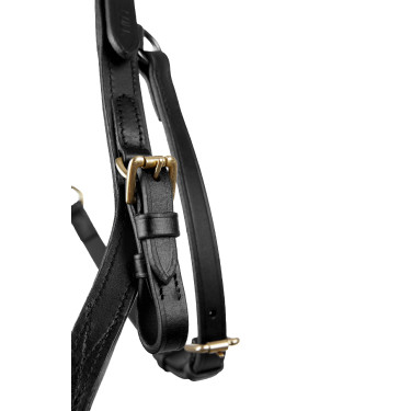 Briglia combinata Orlando Horze bitless in cuoio Nero Briglia combinata Orlando Horze bitless in cuoio Nero