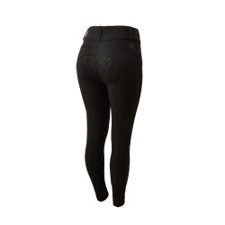 Pantaloni da equitazione termici con grip in silicone a fondo intero Mia donna Horze Nero Pantaloni da equitazione termici con grip in silicone a fondo intero Mia donna Horze Nero