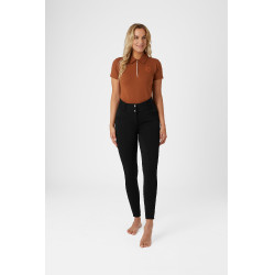 Pantaloni da equitazione termici con grip in silicone a fondo intero Mia donna Horze Nero Pantaloni da equitazione termici con grip in silicone a fondo intero Mia donna Horze Nero