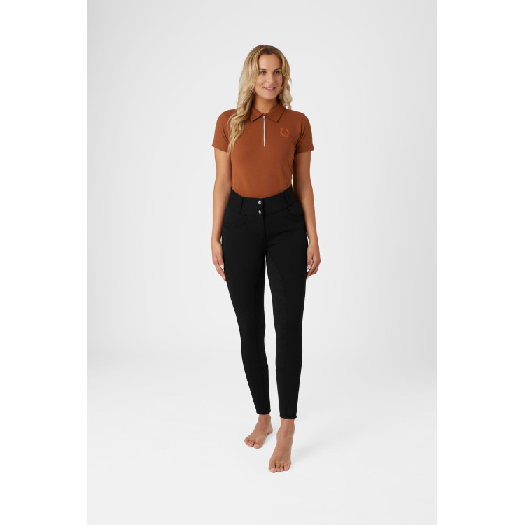 Pantaloni da equitazione termici con grip in silicone a fondo intero Mia donna Horze Pantaloni da equitazione termici con grip in silicone a fondo intero Mia donna Horze