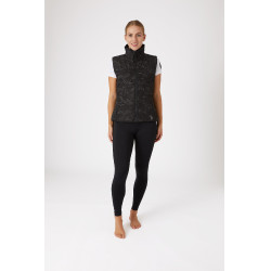 Gilet riflettente mimetico Luminox da donna Horze Nero / argento Gilet riflettente mimetico Luminox da donna Horze Nero / argento