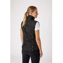 Gilet riflettente mimetico Luminox da donna Horze Nero / argento Gilet riflettente mimetico Luminox da donna Horze Nero / argento