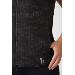 Gilet riflettente mimetico Luminox da donna Horze Nero / argento Gilet riflettente mimetico Luminox da donna Horze Nero / argento