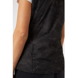 Gilet riflettente mimetico Luminox da donna Horze Nero / argento Gilet riflettente mimetico Luminox da donna Horze Nero / argento