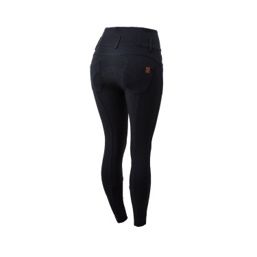 Pantaloni da equitazione a vita alta Tara con grip in silicone a fondo intero da donna Horze Pantaloni da equitazione a vita alta Tara con grip in silicone a fondo intero da donna Horze