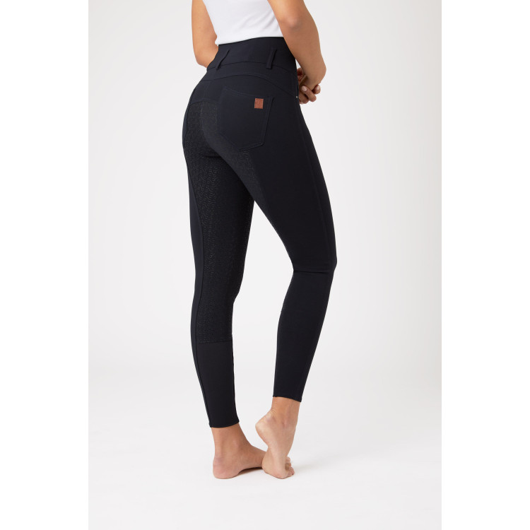 Pantaloni da equitazione a vita alta Tara con grip in silicone a fondo intero da donna Horze Pantaloni da equitazione a vita alta Tara con grip in silicone a fondo intero da donna Horze