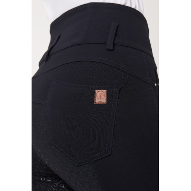 Pantaloni da equitazione a vita alta Tara con grip in silicone a fondo intero da donna Horze Pantaloni da equitazione a vita alta Tara con grip in silicone a fondo intero da donna Horze