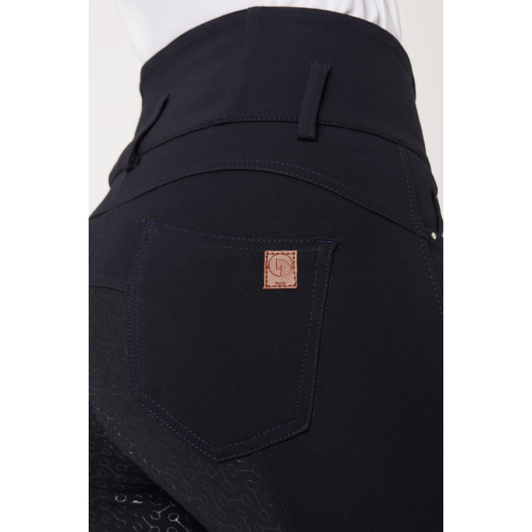 Pantaloni da equitazione a vita alta Tara con grip in silicone a fondo intero da donna Horze Pantaloni da equitazione a vita alta Tara con grip in silicone a fondo intero da donna Horze