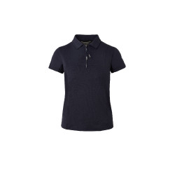 Polo da concorso a maniche corte con colletto Claudine da donna B Vertigo Blu navy scuro Polo da concorso a maniche corte con colletto Claudine da donna B Vertigo Blu navy scuro