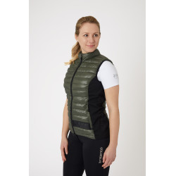Gilet da equitazione ultraleggero senza maniche B Vertigo Sia da donna Verde edera