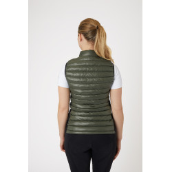 Gilet da equitazione ultraleggero senza maniche B Vertigo Sia da donna Verde edera