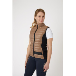 Gilet da equitazione ultraleggero senza maniche B Vertigo Sia da donna Biscotto allo zenzero Beige