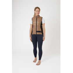 Gilet da equitazione ultraleggero senza maniche B Vertigo Sia da donna Biscotto allo zenzero Beige