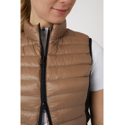 Gilet da equitazione ultraleggero senza maniche B Vertigo Sia da donna Biscotto allo zenzero Beige