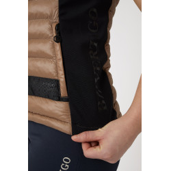 Gilet da equitazione ultraleggero senza maniche B Vertigo Sia da donna Biscotto allo zenzero Beige