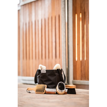 Set di striglie in legno Horze Set di striglie in legno Horze