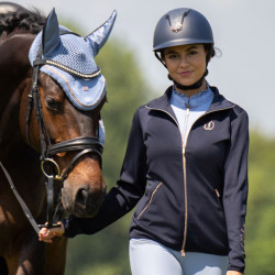 Cardigan Imperial Riding Sporty Sparks Marina Blu marino