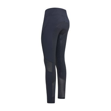 Leggings da equitazione Euro-Star Flying Figure FullGrip Marina Blu marino