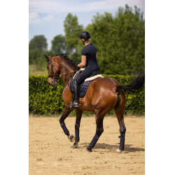 Leggings da equitazione Euro-Star Flying Figure FullGrip Marina Blu marino