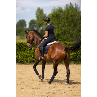 Leggings da equitazione Euro-Star Flying Figure FullGrip Marina Blu marino