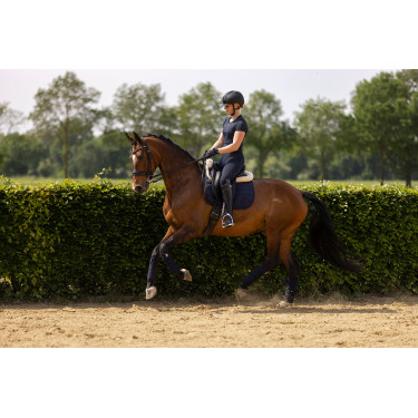 Leggings da equitazione Euro-Star Flying Figure FullGrip Marina Blu marino