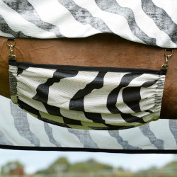 Coperta anti-mosche Bucas Buzz-Off Zebra Full Neck Coperta anti-mosche Bucas Buzz-Off Zebra Full Neck