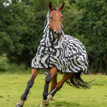 Coperta anti-insetti Bucas Sweet-itch Zebra Coperta anti-insetti Bucas Sweet-itch Zebra
