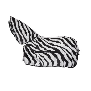 Coperta antimosche Bucas Buzz-Off Zebra con copricollo Coperta antimosche Bucas Buzz-Off Zebra con copricollo
