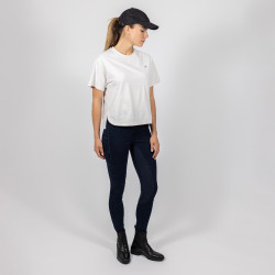 T-shirt in tessuto tecnico Euro-Star Simona Avorio Beige T-shirt in tessuto tecnico Euro-Star Simona Avorio Beige