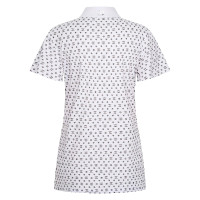 Polo in tessuto tecnico Imperial Riding Roxy AOP Bianco Polo in tessuto tecnico Imperial Riding Roxy AOP Bianco