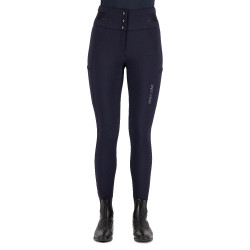Pantaloni da equitazione Euro-Star Athletic Luxe FullGrip Notte Blu marino