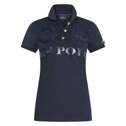 Maglietta polo Favouritas EQ HV Polo Marina metallizzato Blu marino