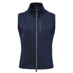 Gilet senza maniche in tessuto tecnico HV Polo Mia Marina Blu marino