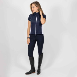 Gilet senza maniche in tessuto tecnico HV Polo Mia Marina Blu marino