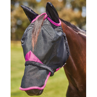 Maschera anti-mosche Weatherbeeta ComFiTec Deluxe Durable Mesh orecchie e naso Maschera anti-mosche Weatherbeeta ComFiTec Deluxe Durable Mesh orecchie e naso