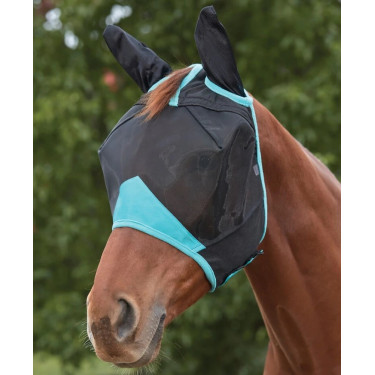 Maschera anti-mosche Weatherbeeta ComFiTec Deluxe Fine Mesh con orecchie Maschera anti-mosche Weatherbeeta ComFiTec Deluxe Fine Mesh con orecchie