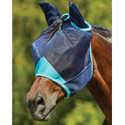 Maschera anti-mosche Weatherbeeta ComFiTec Deluxe Fine Mesh con orecchie